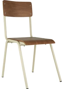 IB Laursen Stuhl aus Holz und Metall