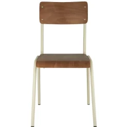 IB Laursen Stuhl aus Holz und Metall