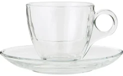 IB Laursen Tasse mit Untertasse Glas
