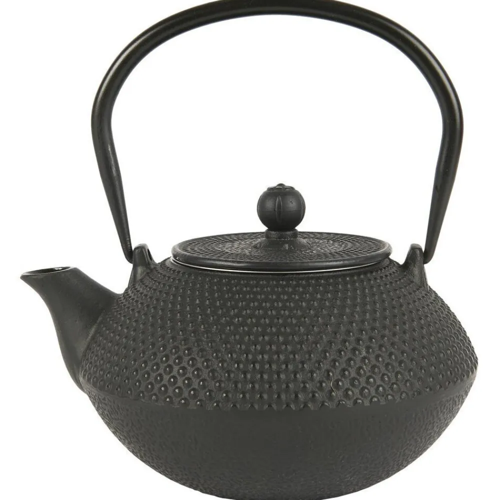 IB Laursen Teekanne aus Gußeisen mit Sieb