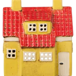 IB Laursen Teelicht Haus My Home Town gelb