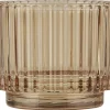 IB Laursen Teelichtglas gerillt Valencia Narrow