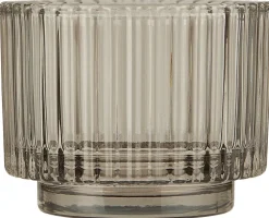 IB Laursen Teelichtglas gerillt Valencia Narrow