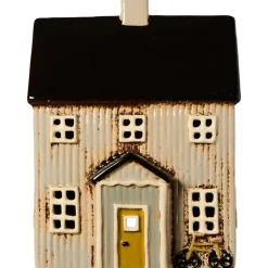 IB Laursen Teelichthaus Visby braun mit schwarzem Dach