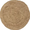 IB Laursen Teppich rund natur Jute