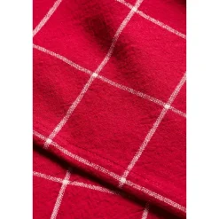 IB Laursen Tischdecke Silja länglich rot Karos