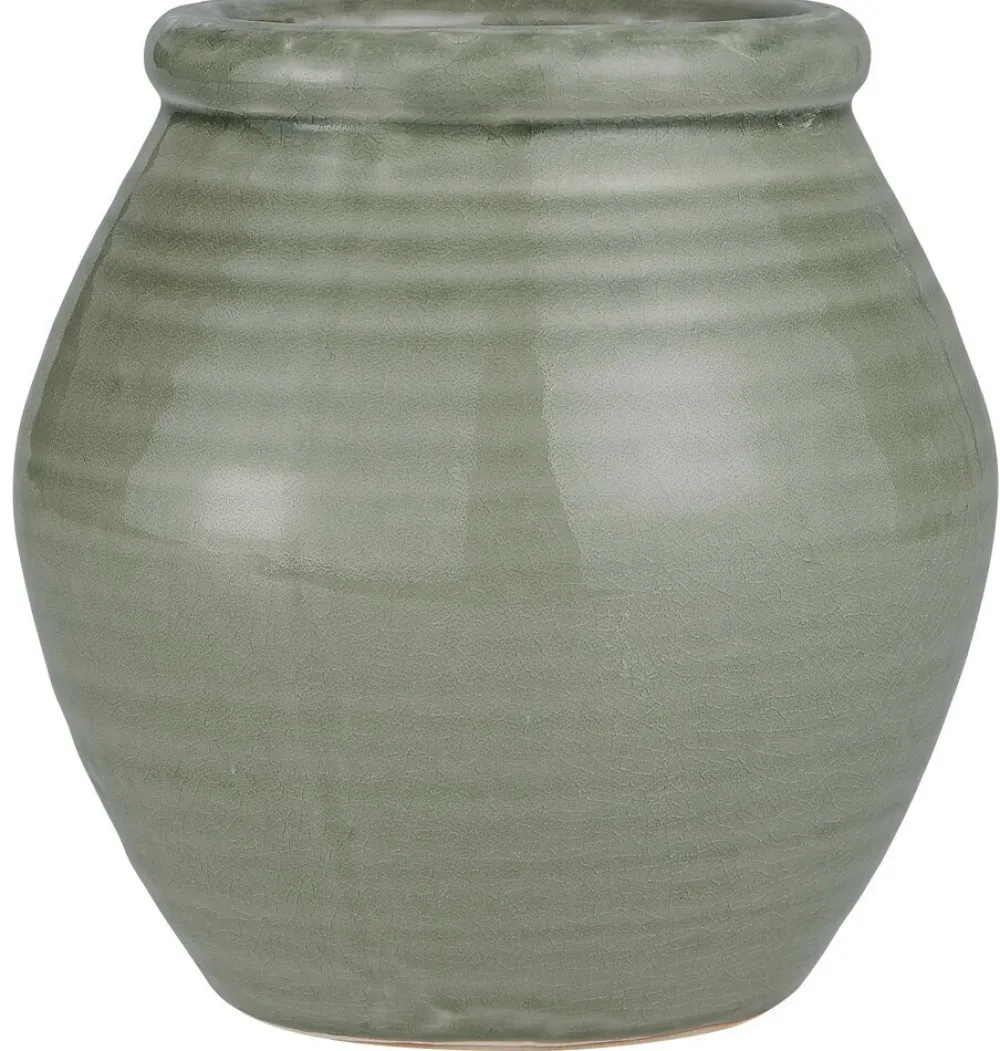 IB Laursen Topf mit krakelierter Oberfläche