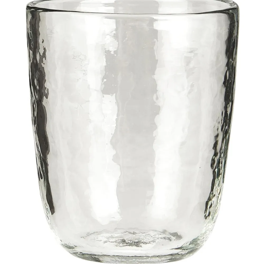 IB Laursen Trinkglas mit strukturiertem klarem Glas