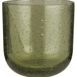 IB Laursen Trinkglas Vercelli grün mit Bläschen