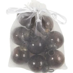 IB Laursen Tüte mit 8 Weihnachtskugeln mini