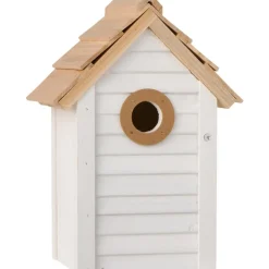 IB Laursen Vogelhaus aus Holz mit Reinigungsklappe