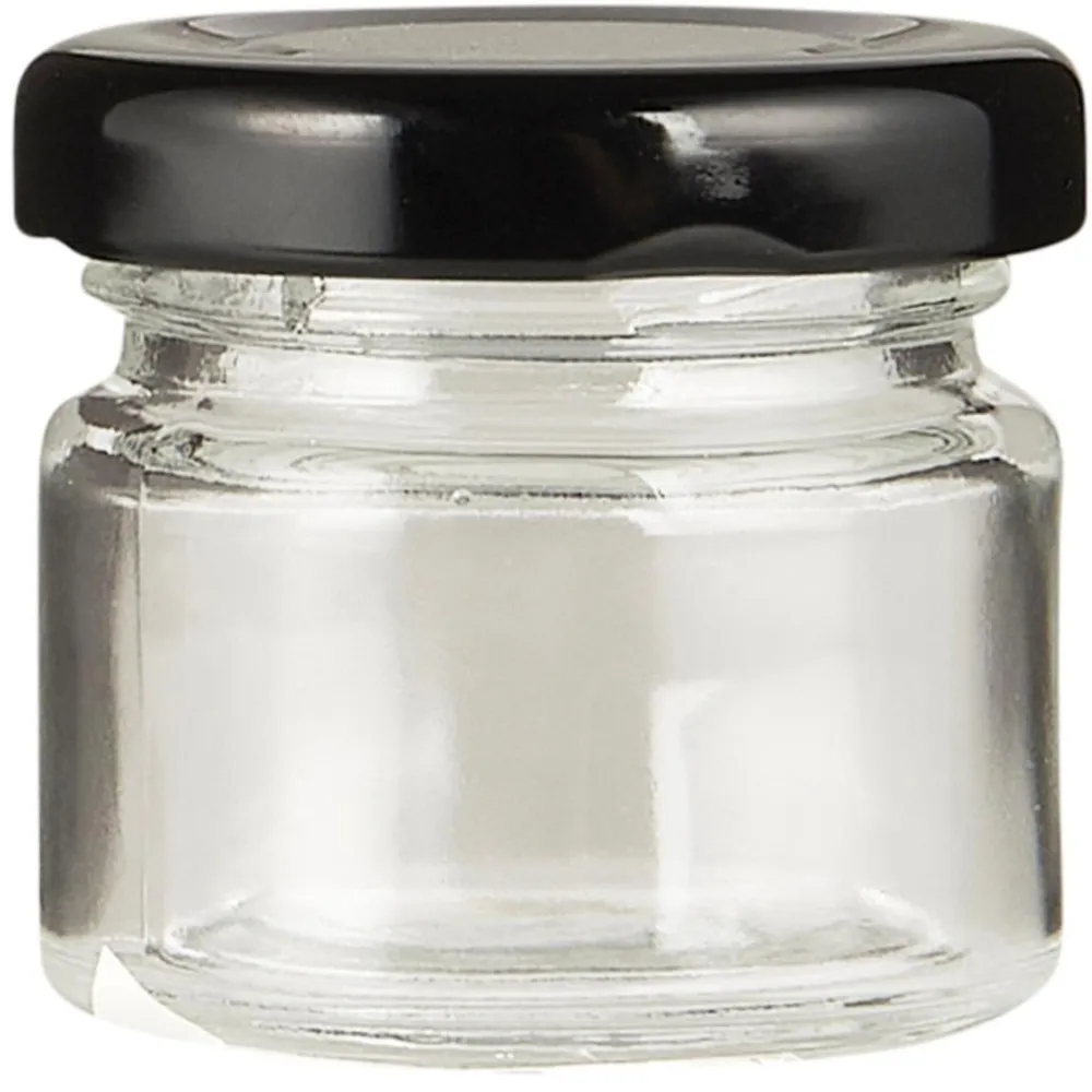 IB Laursen Vorratsglas mit schwarzem Schraubdeckel