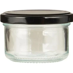 IB Laursen Vorratsglas mit schwarzem Schraubdeckel
