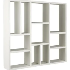 IB Laursen Wandregal mit Fächern UNIKA, weiß