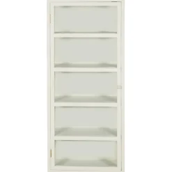 IB Laursen Wandschrank Gilleleje mit 5 Ablagen und 3 Glasseiten
