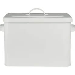 IB Laursen Weiße Metall Box mit Deckel