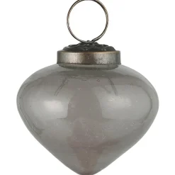 Ib Laursen Weihnachtskugel bubbled Glas zwiebelförmig