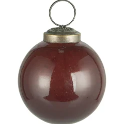 IB Laursen Weihnachtskugel Glas pebbled