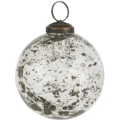 IB Laursen Weihnachtskugel Glas pebbled