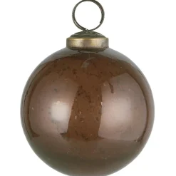 IB Laursen Weihnachtskugel Glas pebbled