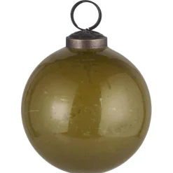 IB Laursen Weihnachtskugel Glas pebbled