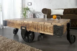 Invicta Couchtisch Railway Mango