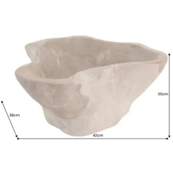 Invicta Dekoschale aus Teakholz Flowers