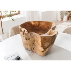 Invicta Dekoschale aus Teakholz Flowers