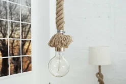 Invicta Hängeleuchte Seven Seas mit echtem Tau