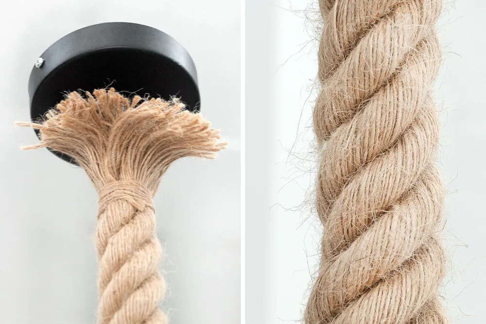 Invicta Hängeleuchte Seven Seas mit echtem Tau