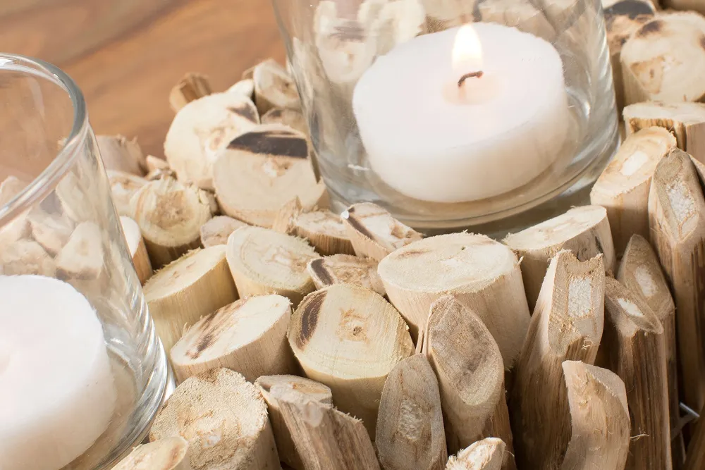 Invicta Windlicht Fossil Treibholz