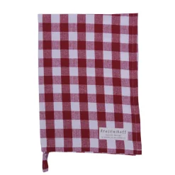 Krasilnikoff Geschirrhandtuch groß kariert aus Baumwolle