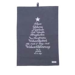 Krasilnikoff Geschirrhandtuch Christmas Words