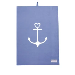 Krasilnikoff Geschirrhandtuch Anchor mit Anker Motiv