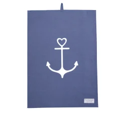 Krasilnikoff Geschirrhandtuch Anchor mit Anker Motiv
