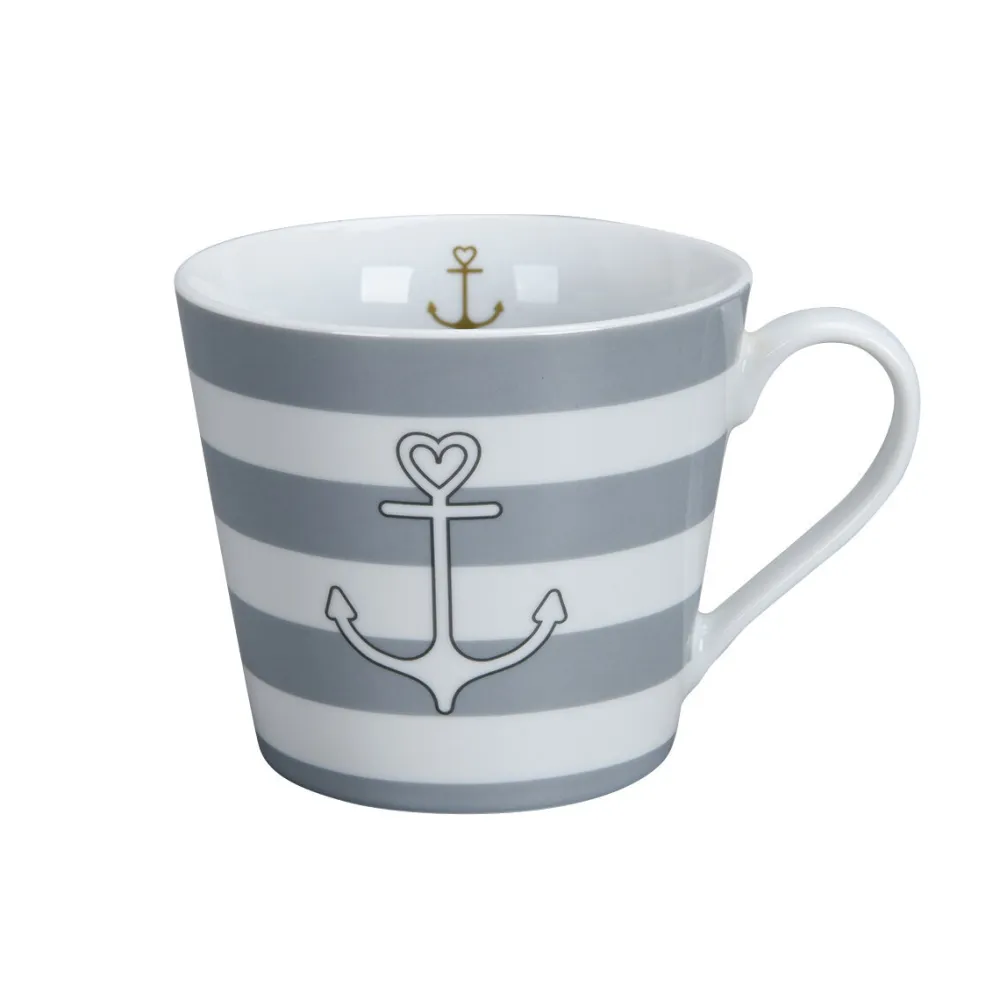 Krasilnikoff Happy Cup Anker mit Streifen