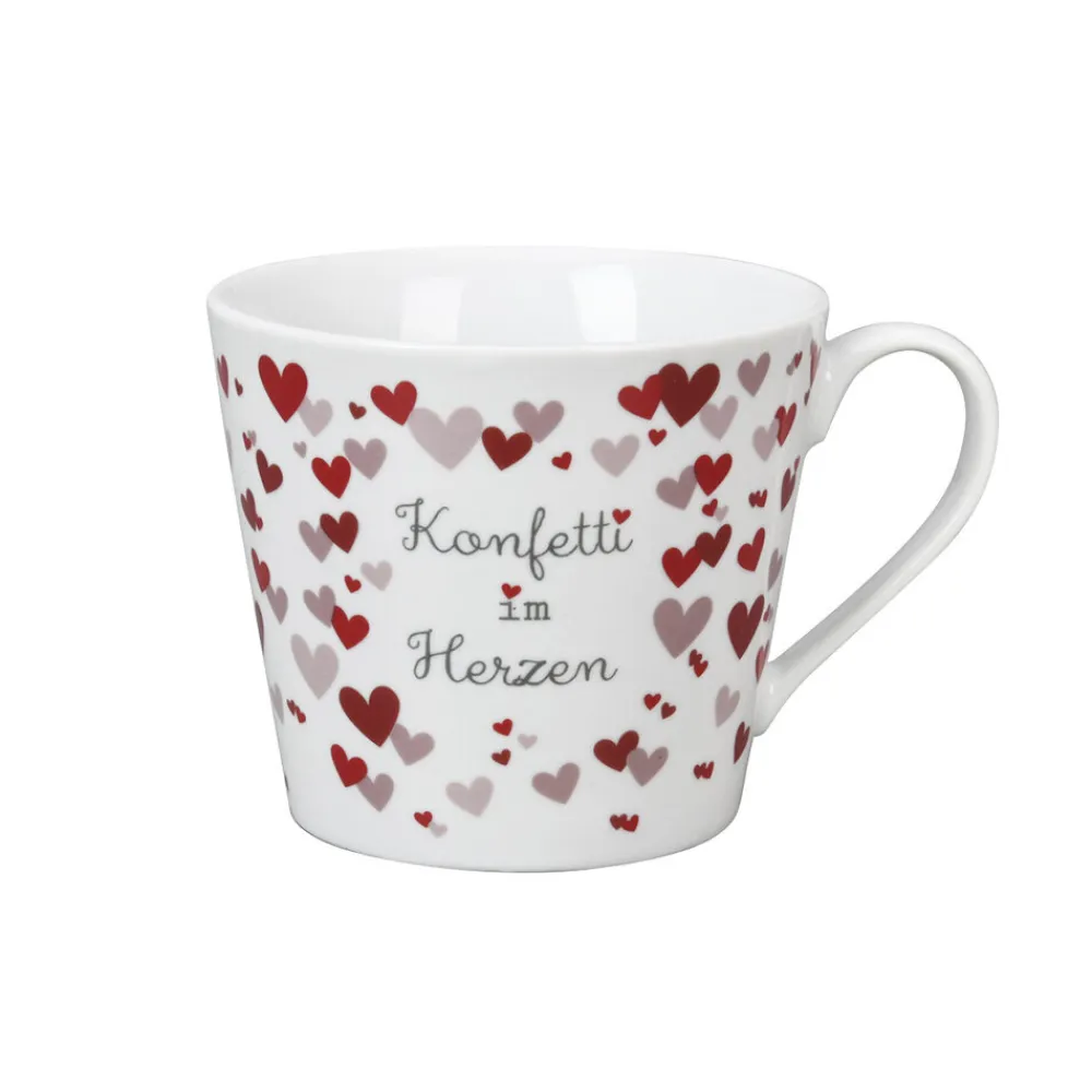 Krasilnikoff Happy Cup Konfetti im Herzen