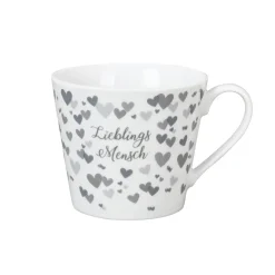 Krasilnikoff Happy Cup Lieblings Mensch, grau