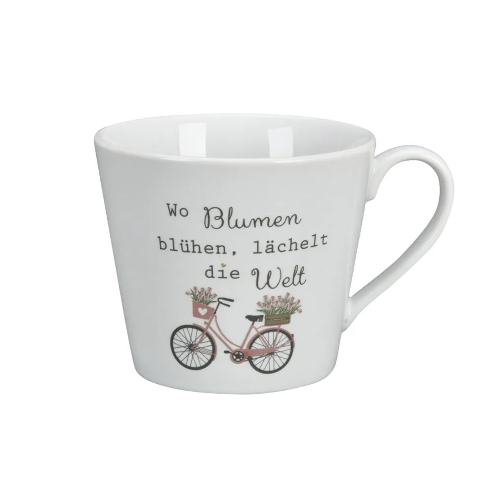 Krasilnikoff Happy Cup Wo Blumen blühen