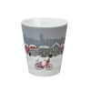 Krasilnikoff Happy Mug Becher, Riding in the city
