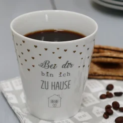 Krasilnikoff Happy Mug, Bei dir ich Zu Hause
