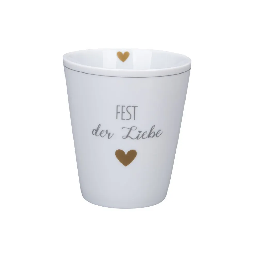 Krasilnikoff Happy Mug Becher Fest der Liebe