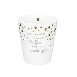 Krasilnikoff Happy Mug, Der erste Liter Kaffee