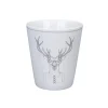 Krasilnikoff Happy Mug Hipster Deer aus Porzellan