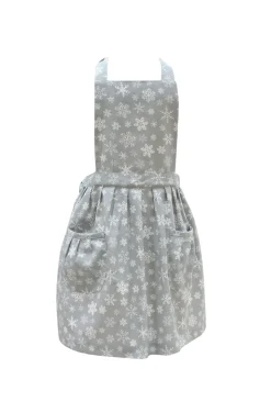 Krasilnikoff Küchenschürze mit Schneeflocken