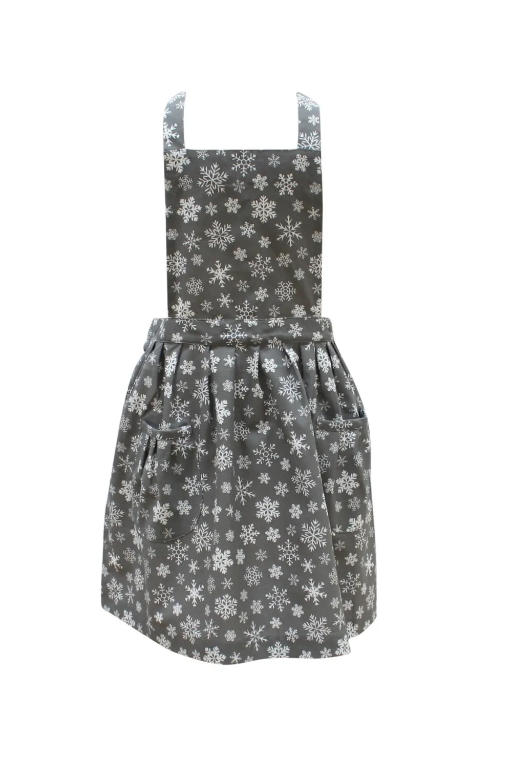 Krasilnikoff Küchenschürze mit Schneeflocken