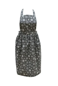 Krasilnikoff Küchenschürze mit Schneeflocken