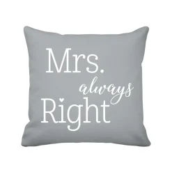 Krasilnikoff Kissenbezug Mrs. Always Right