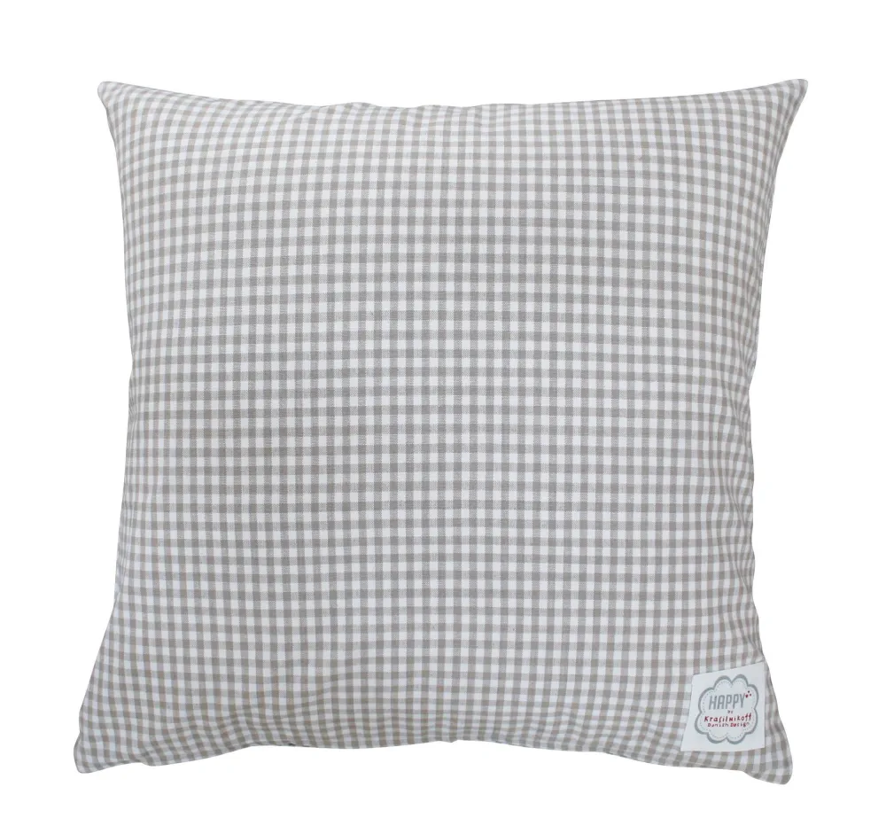 Krasilnikoff Kissenbezug kariert