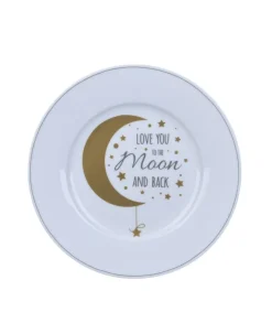 Kinder Krasilnikoff Kleiner Teller Love you to the moon